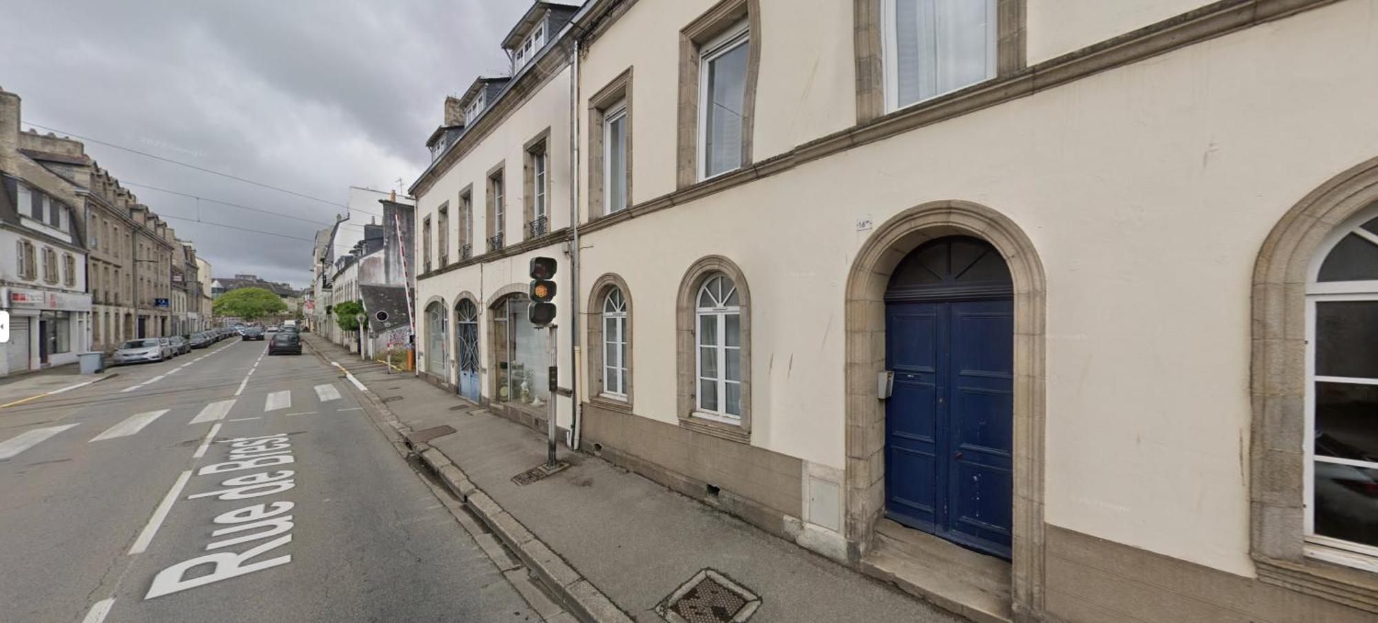 Le Noir Bois Et Blanc - Studio - Wifi - Centre Ville - Entree Autonome Quimper Kültér fotó